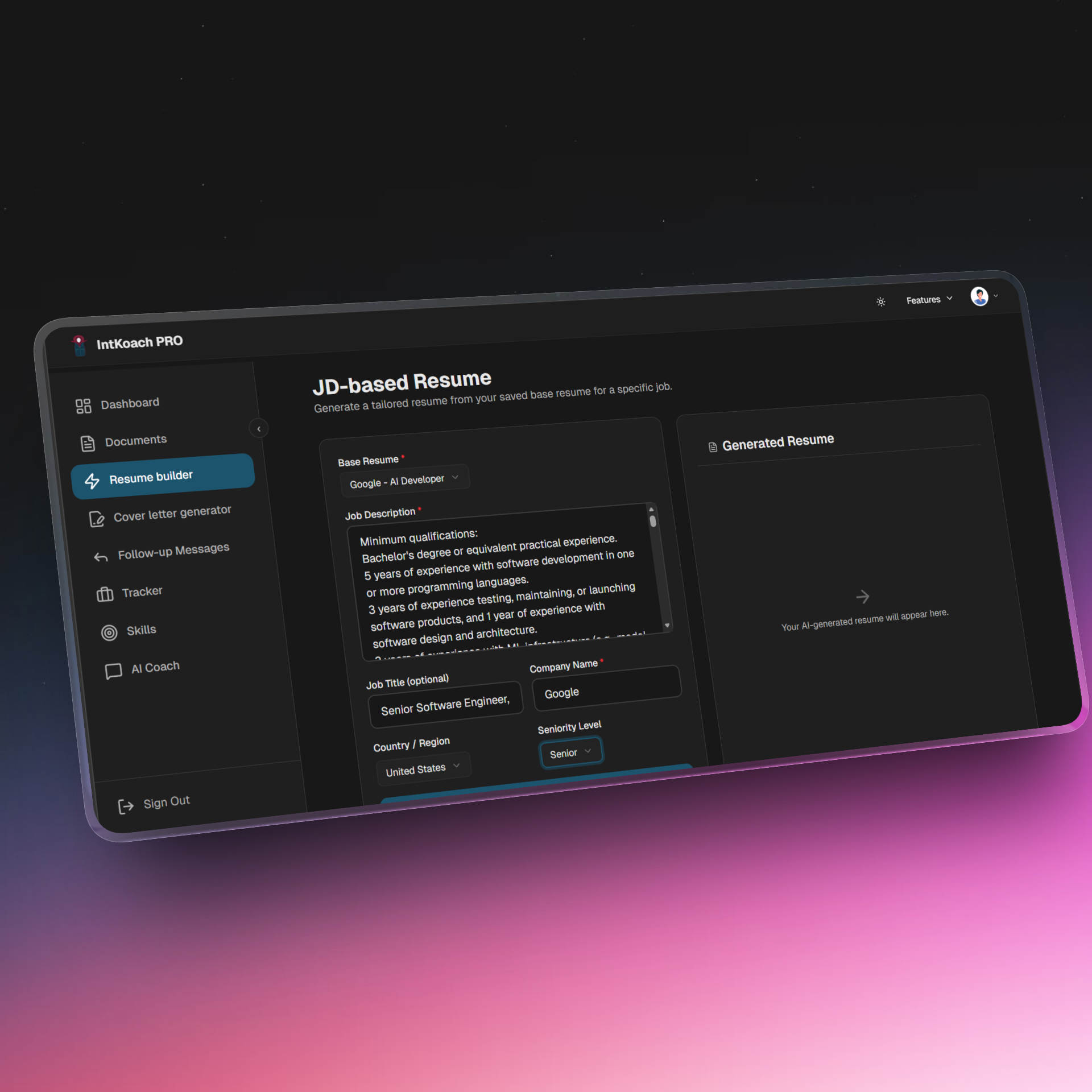 Resume Generator